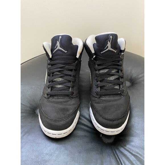 NIKE AIR JORDAN 5 Retro “MOONLIGHT OREO” (2021) (GS) (440888-011) Size 7Y